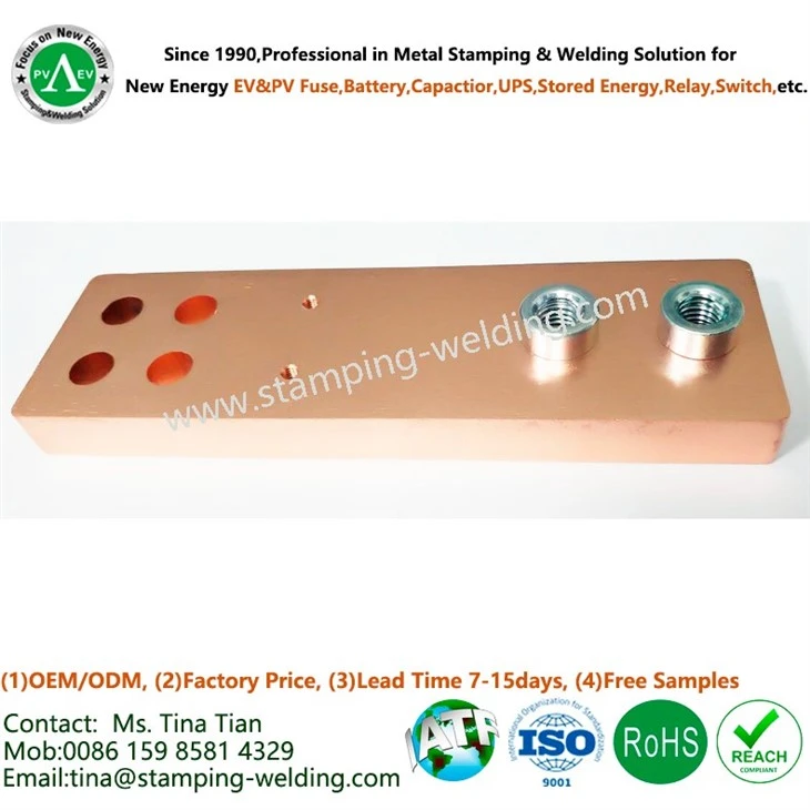 Copper BusBar With PEM Nut