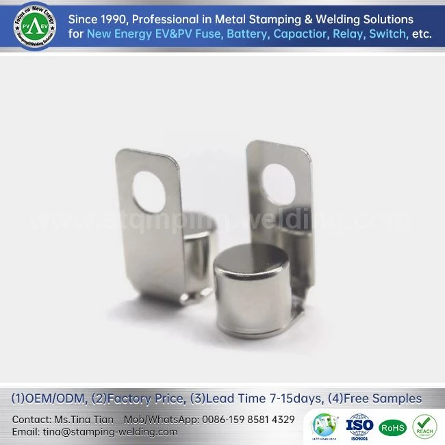 Integrated End Caps For Electrical Fuse