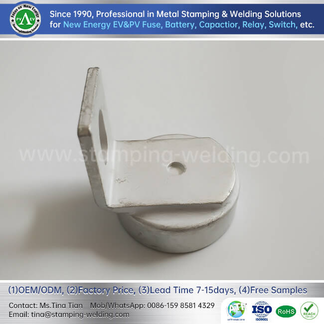 Copper Cap Contact for Electric Vehicle Fuse