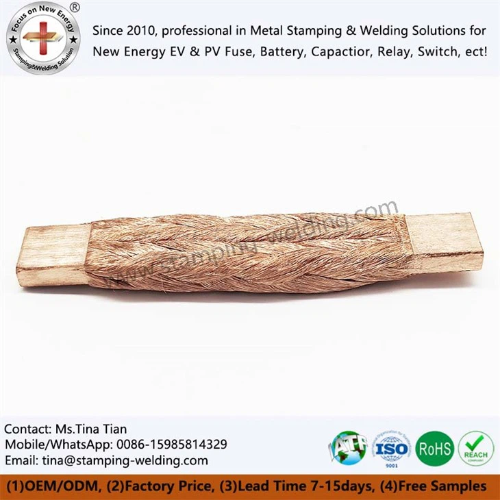 Custom Copper Braided Busbar