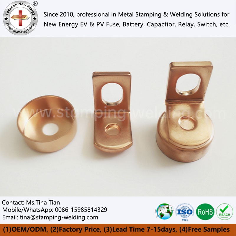 Fuse Cap ak kontak fèblan soude