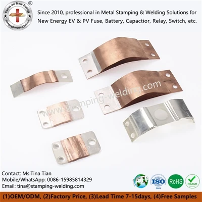 Devwale pèfòmans eksepsyonèl Multikouch Copper Foils Flexible BusBars