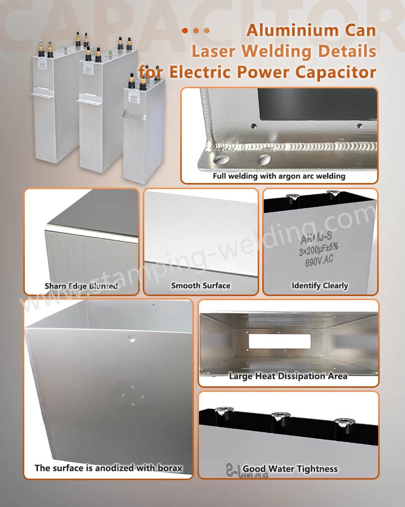 Aluminium Can Laser Welding Details for Electric Power Capacitor Aluminium Can Laser Welding Details for Electric Power Capacitor