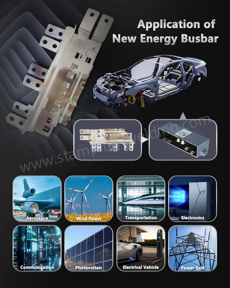 Application of automotive battery terminal bus bar Application of automotive battery terminal bus bar