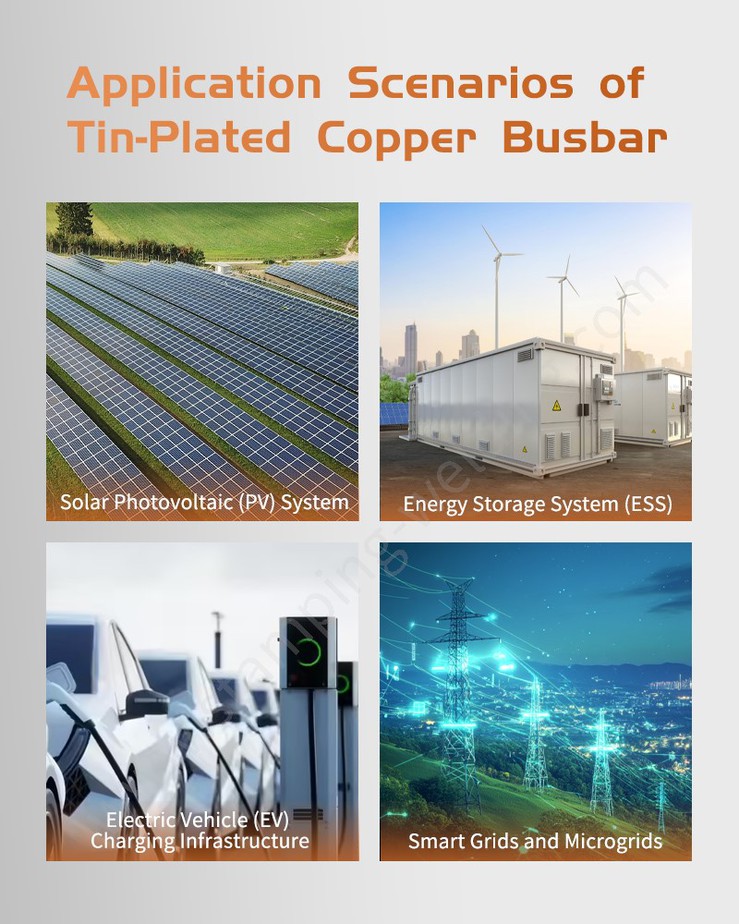 Application scenarios of Tin coated copper flat bar Application scenarios of Tin coated copper flat bar