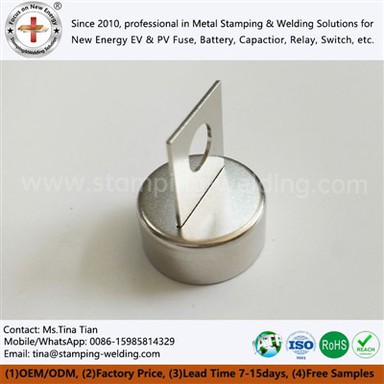 Eksteryè bouchon ak konpozan soude tèminal