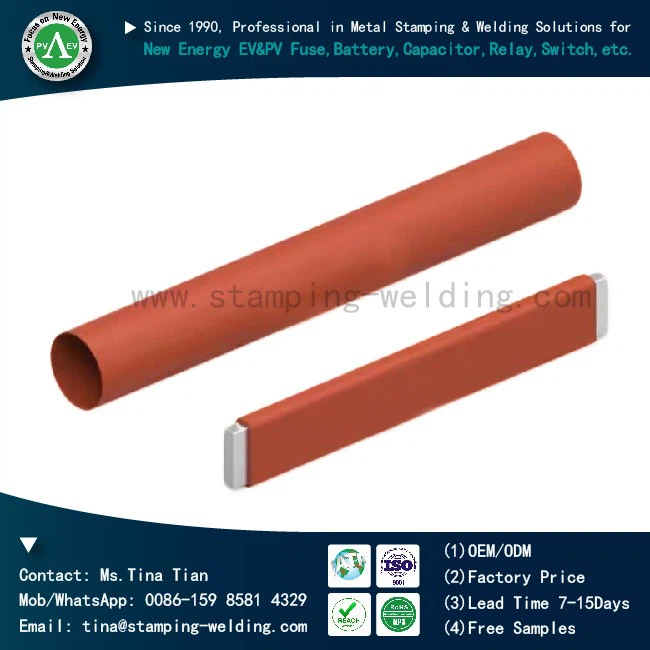 Factory Price Tin Plated Copper Busbar With Heat Shrink Tubing