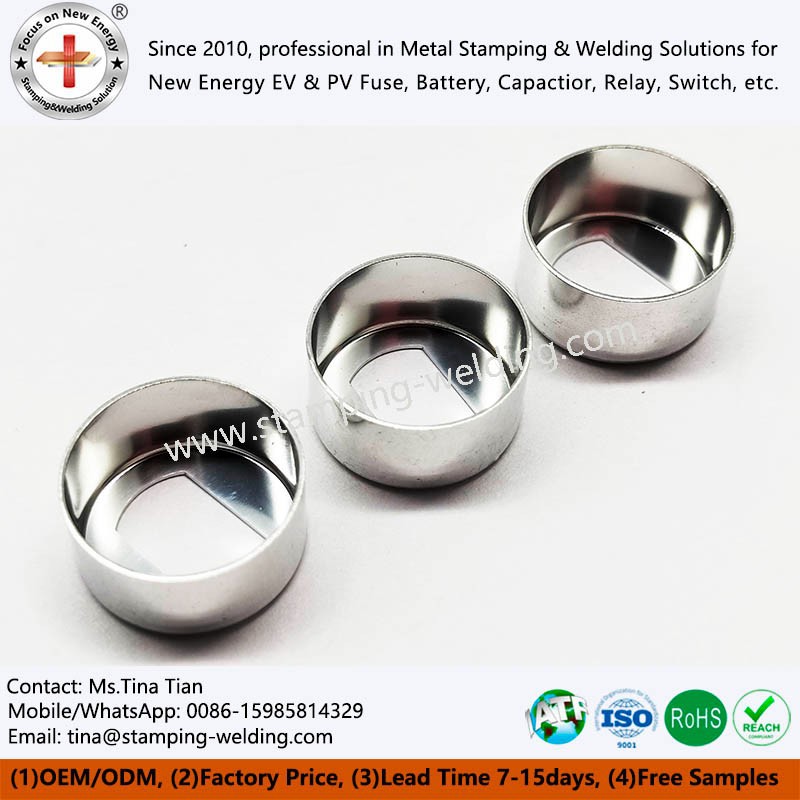 Copper outer cap with tin coating